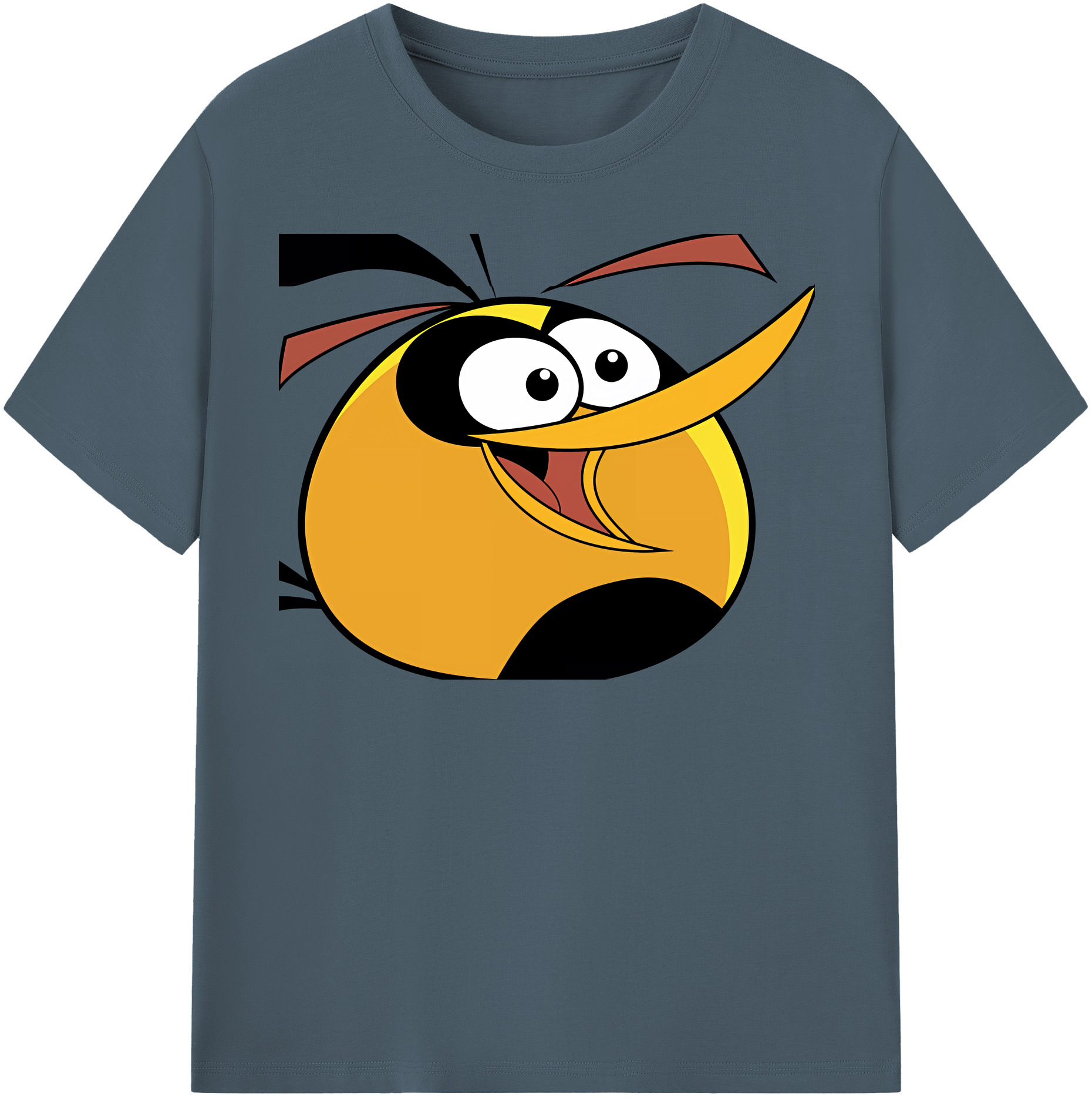 （画像用） Angry Birds アングリーバード 綿100％半袖Tシャツ（フロントプリント）